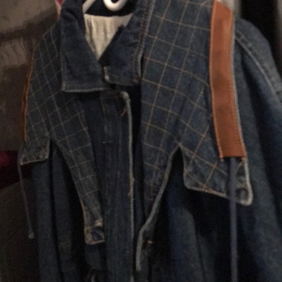 Vintage Jack Set denim jacket with leather - Picture 8 of 8
